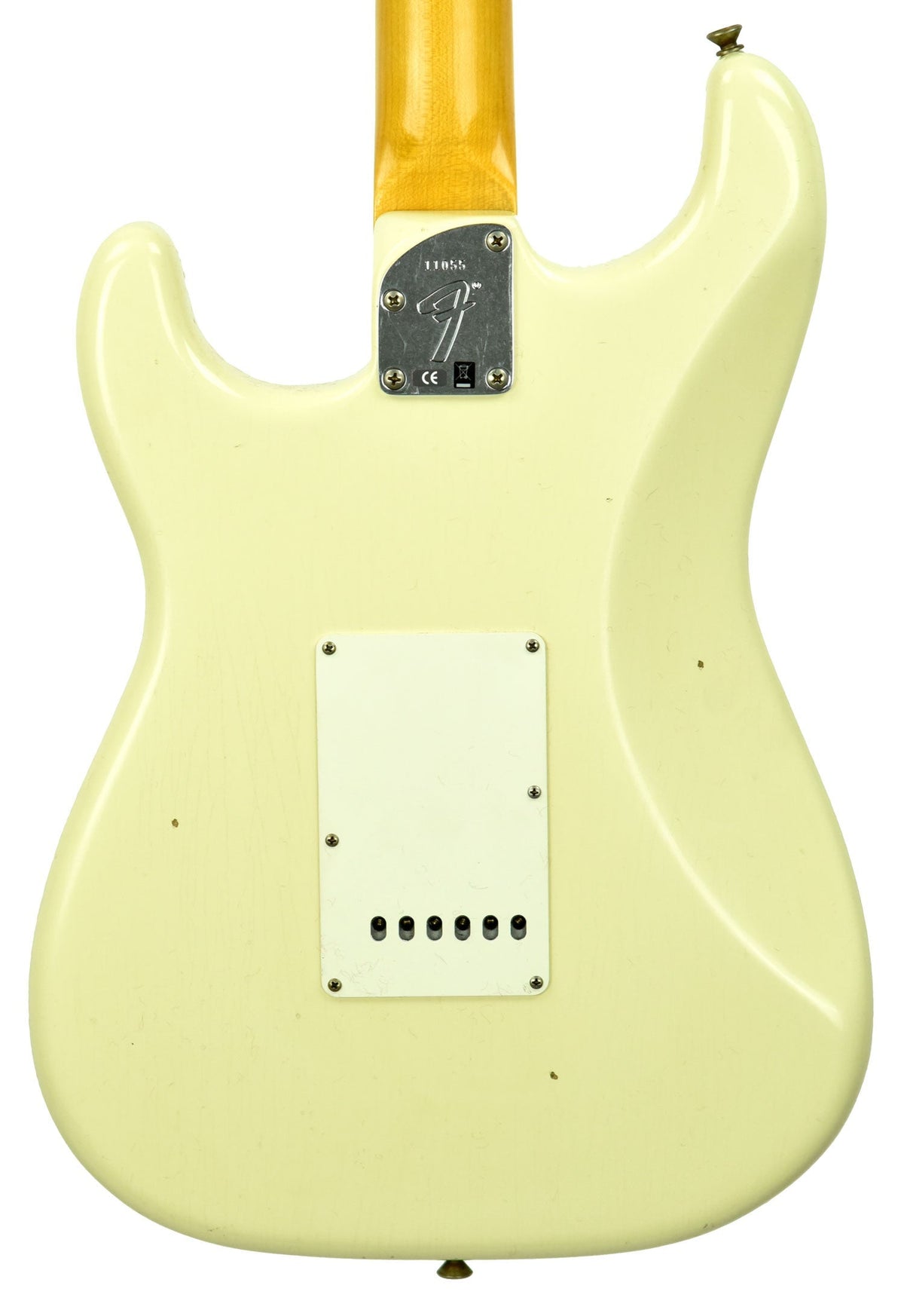 Fender Custom Shop Postmodern Strat Journeyman Relic HSS in Vintage White XN11055