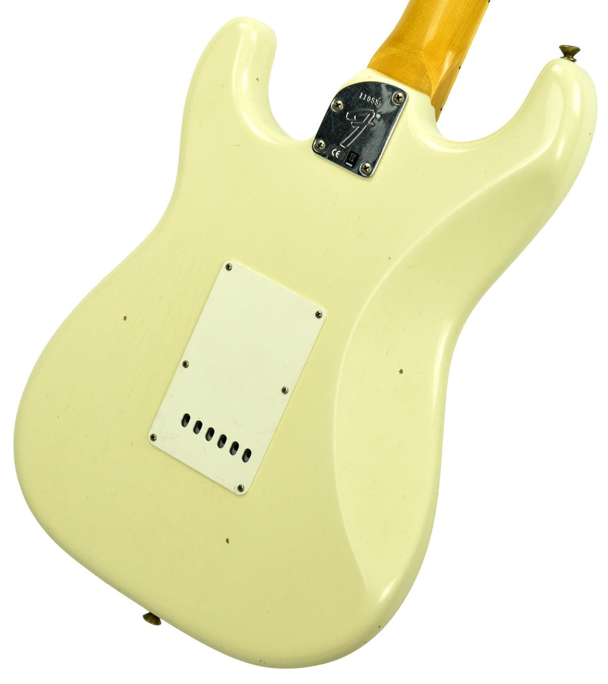 Fender Custom Shop Postmodern Strat Journeyman Relic HSS in Vintage White XN11055
