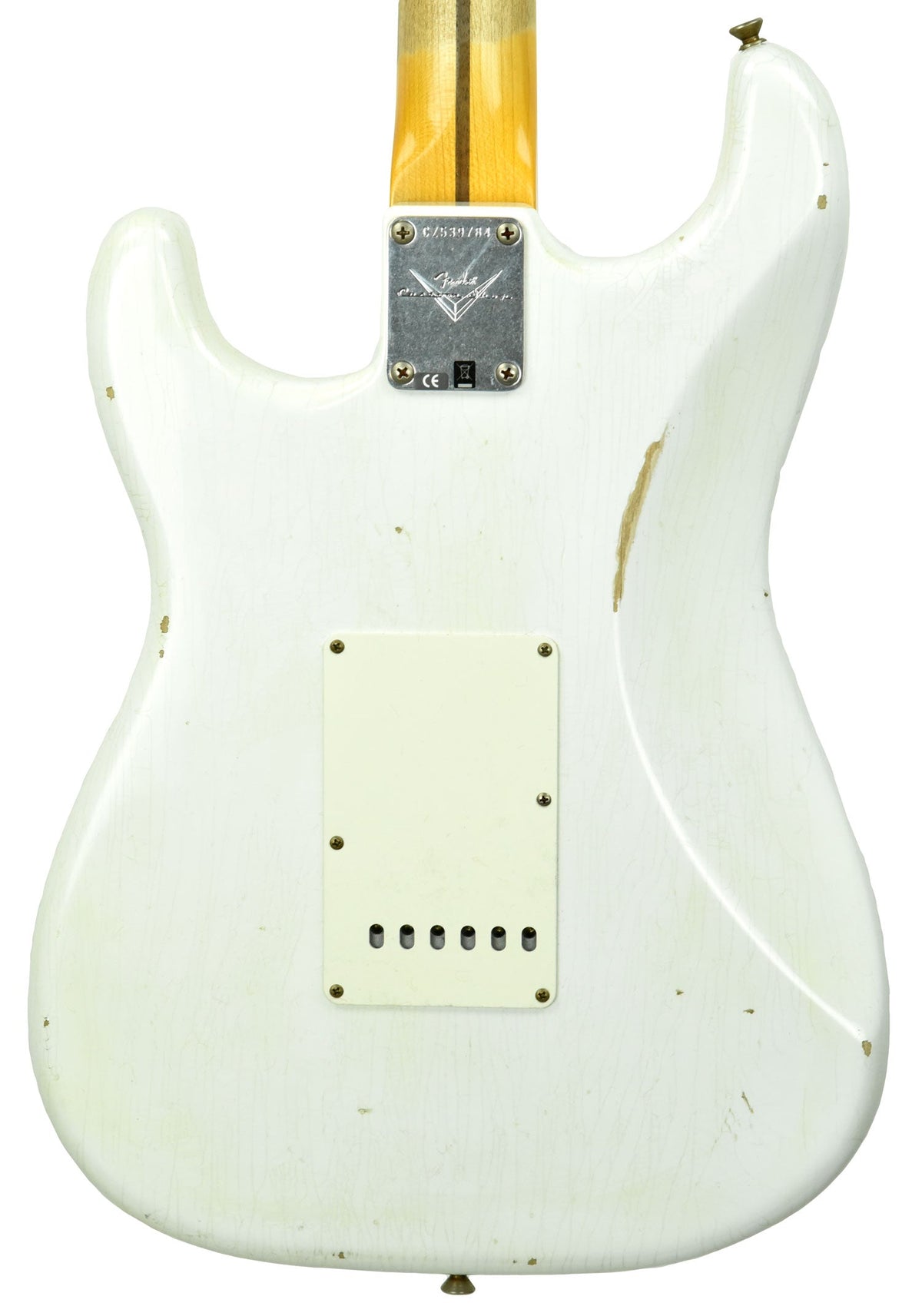 Fender Custom Shop Ancho Poblano Stratocaster in White Blonde CZ539784