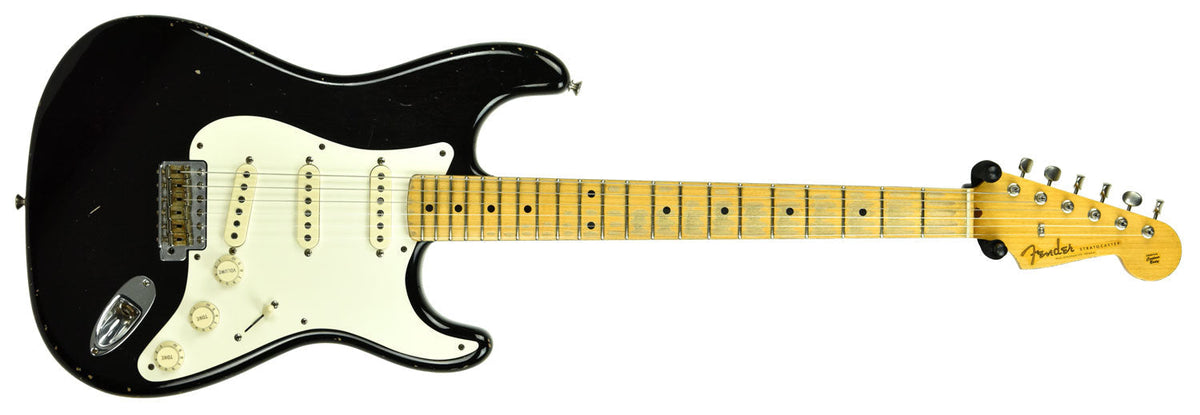 Used Fender Custom Shop Masterbuilt 56 Stratocaster Relic Todd Krause in Black R65323
