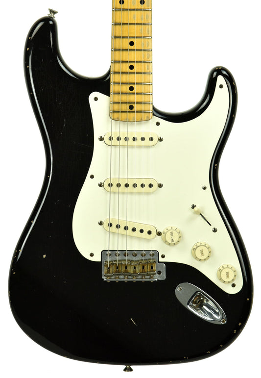 Used Fender Custom Shop Masterbuilt 56 Stratocaster Relic Todd Krause in Black R65323