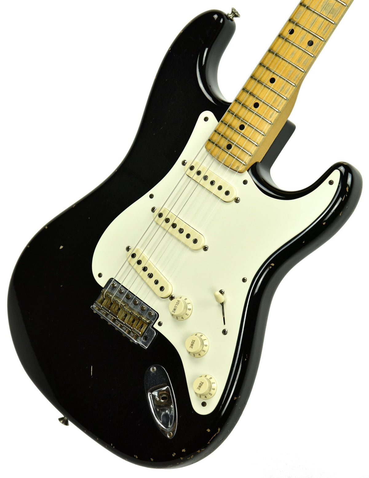 Used Fender Custom Shop Masterbuilt 56 Stratocaster Relic Todd Krause in Black R65323
