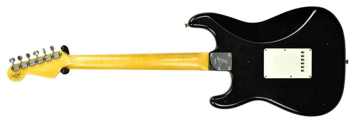 Fender Custom Shop Postmodern Stratocaster HSS Journeyman Relic in Aged Black XN11584