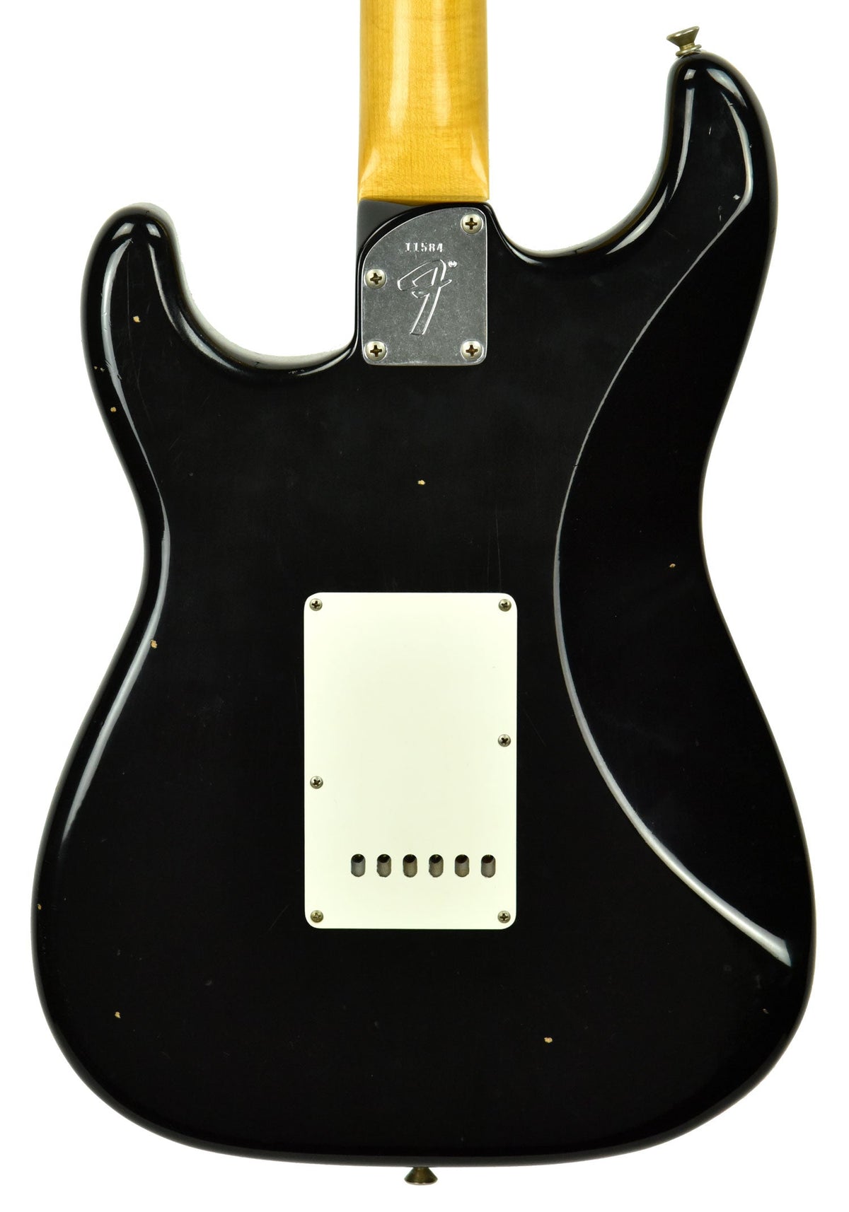 Fender Custom Shop Postmodern Stratocaster HSS Journeyman Relic in Aged Black XN11584