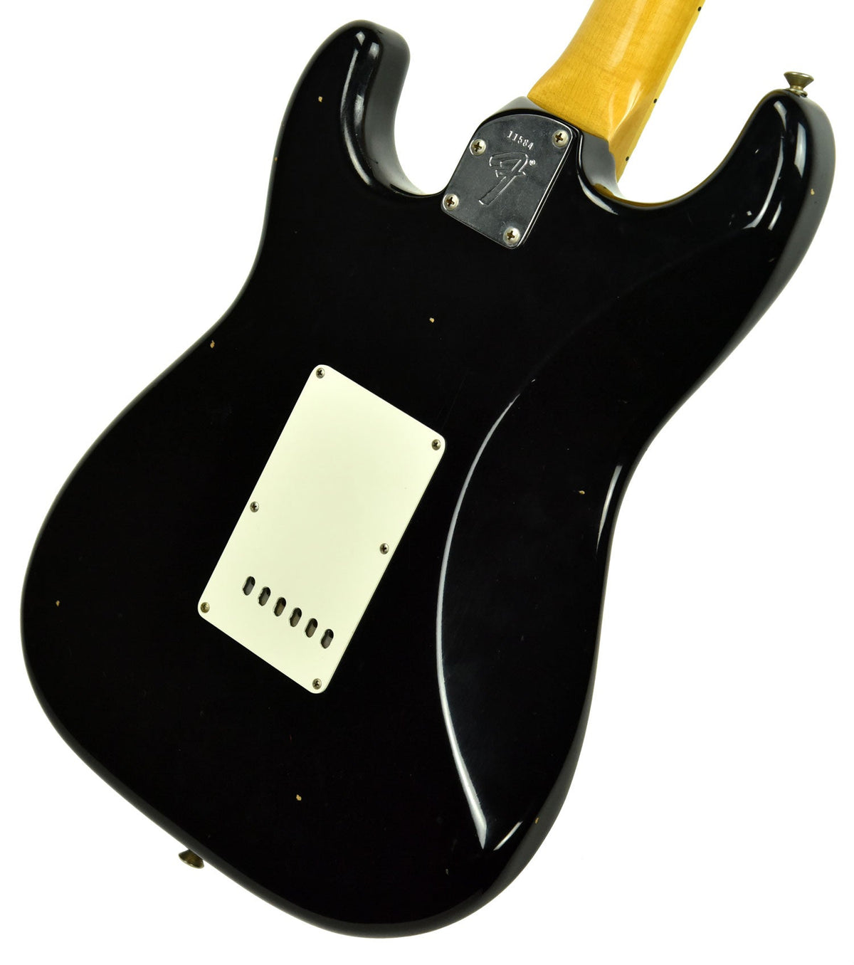 Fender Custom Shop Postmodern Stratocaster HSS Journeyman Relic in Aged Black XN11584