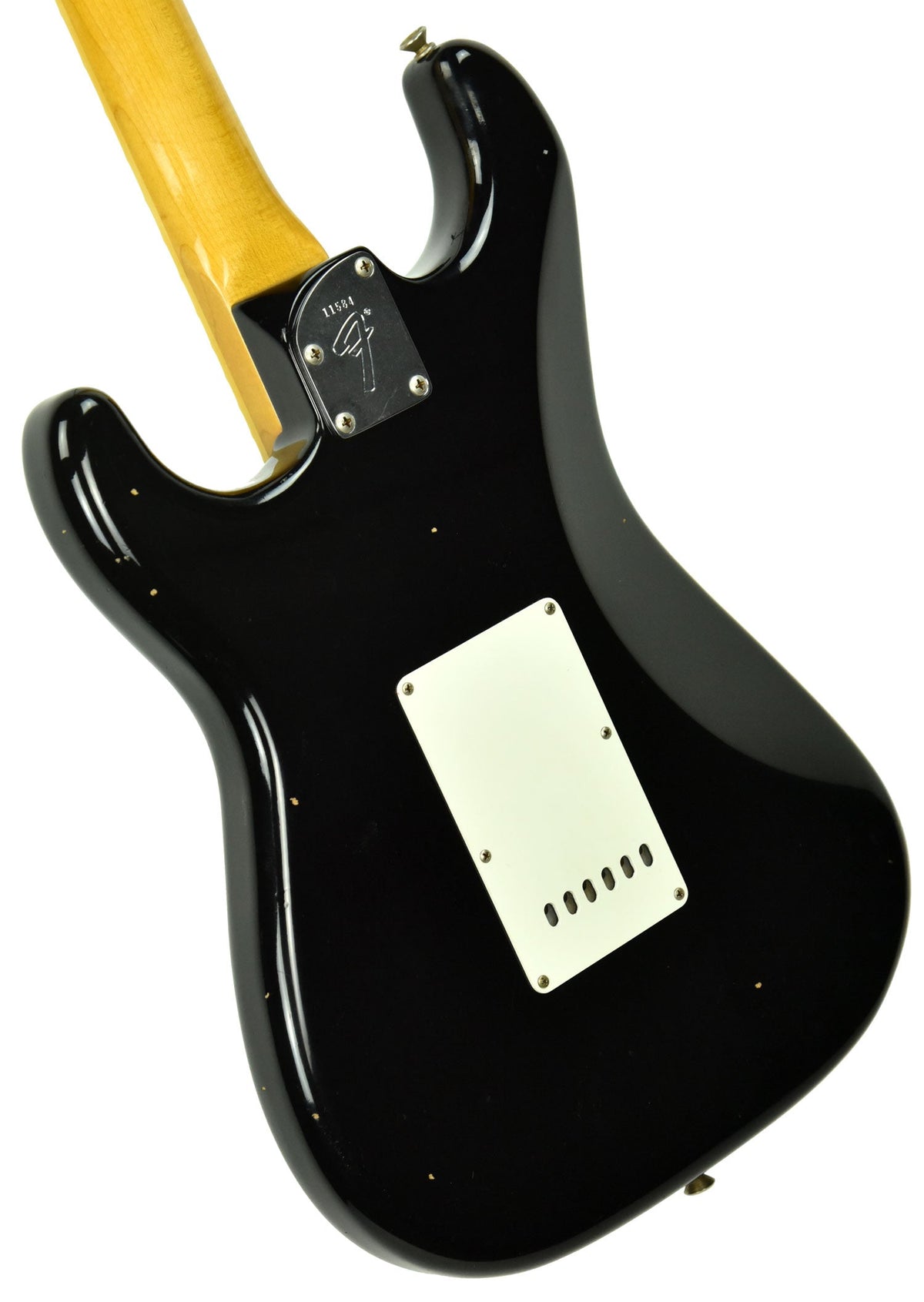 Fender Custom Shop Postmodern Stratocaster HSS Journeyman Relic in Aged Black XN11584