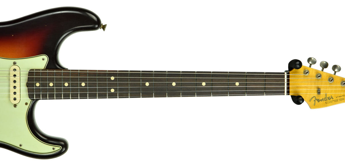 Fender Custom Shop 63 Stratocaster Journeyman Relic in Chocolate 3 Tone Sunburst R98626
