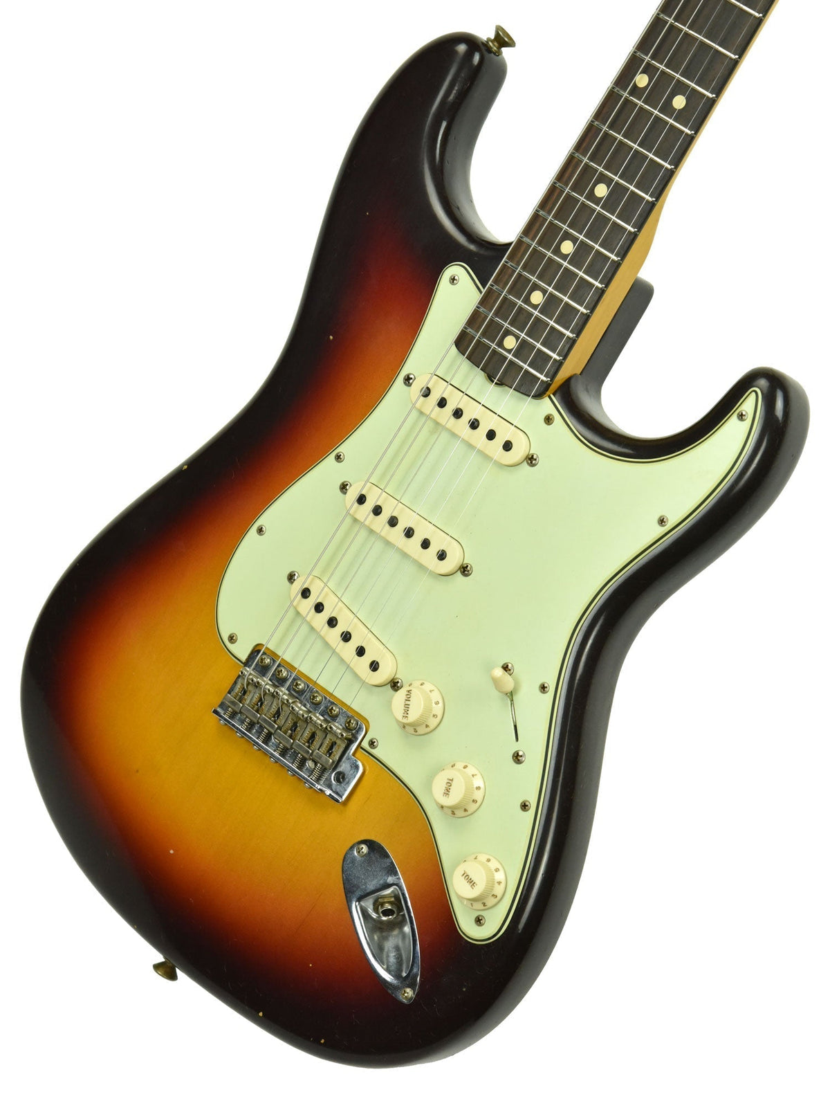 Fender Custom Shop 63 Stratocaster Journeyman Relic in Chocolate 3 Tone Sunburst R98626