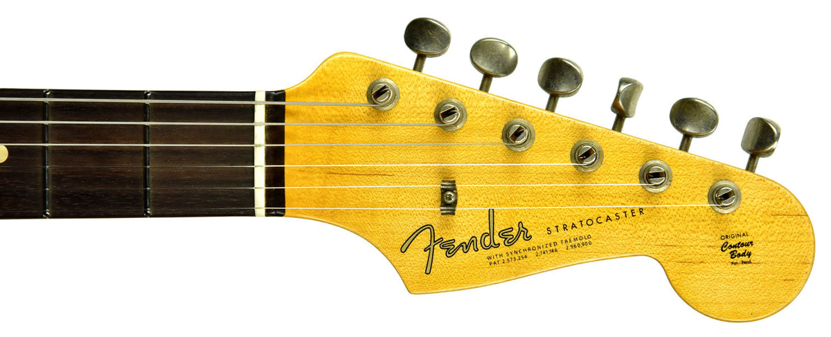 Fender Custom Shop 63 Stratocaster Journeyman Relic in Chocolate 3 Tone Sunburst R98626