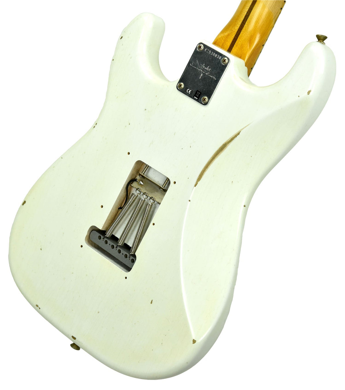 Fender Custom Shop Ancho Poblano Stratocaster in White Blonde CZ538038