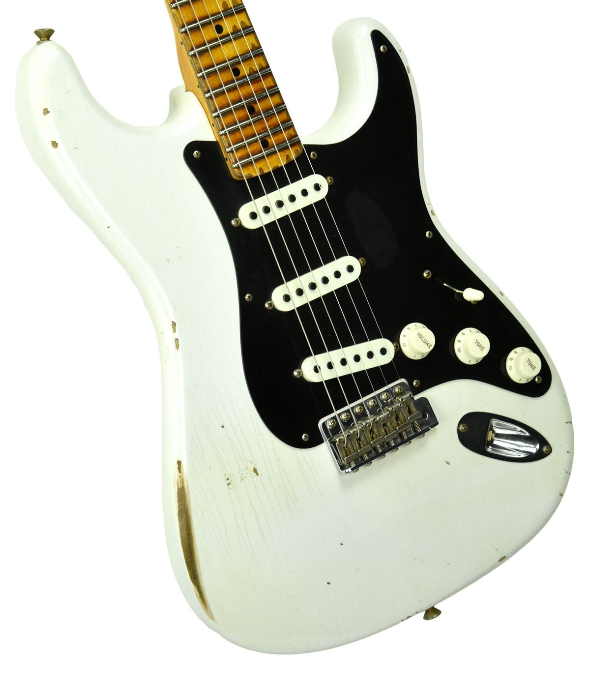 Fender Custom Shop Ancho Poblano Stratocaster in White Blonde CZ538038