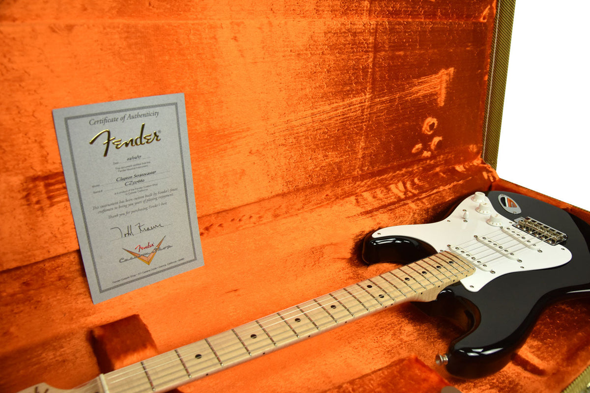 Used Fender Custom Shop Masterbuilt Eric Clapton Stratocaster Blackie Todd Krause CZ527660