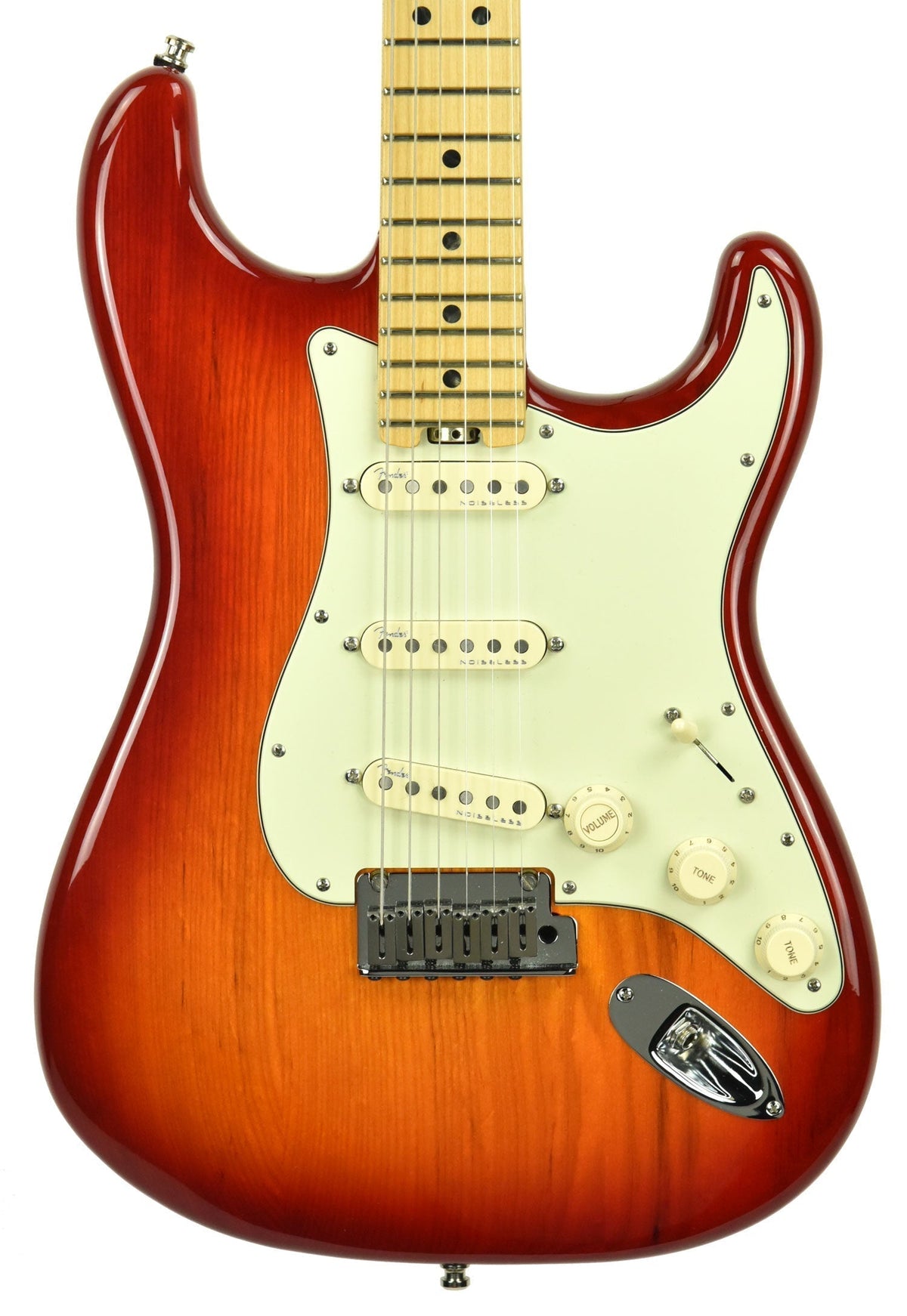 Used Fender American Elite Stratocaster Aged Cherry Sunburst US16060563
