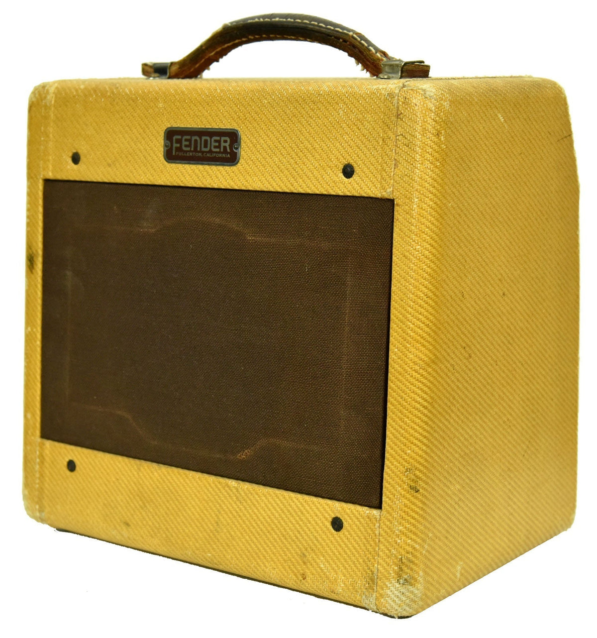 Used 1950's Fender Model 600 Amplifier in Tweed SN 4400