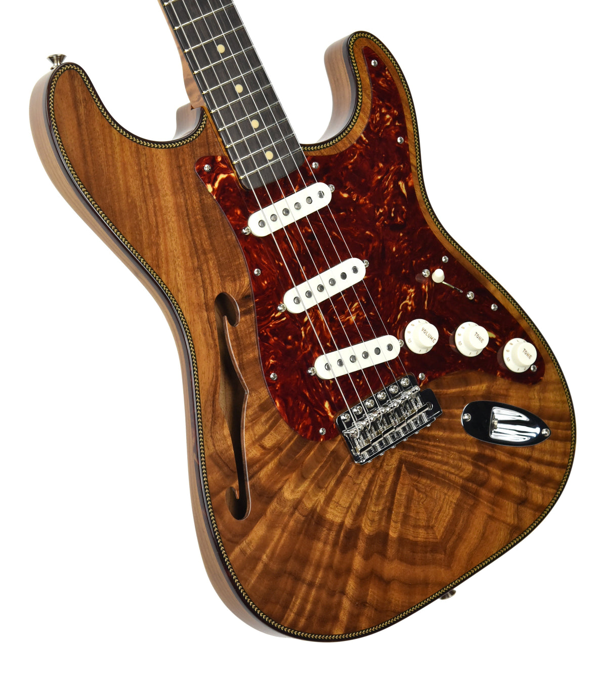 Fender Custom Shop Limited Artisan Koa Thinline Stratocaster CZ541170