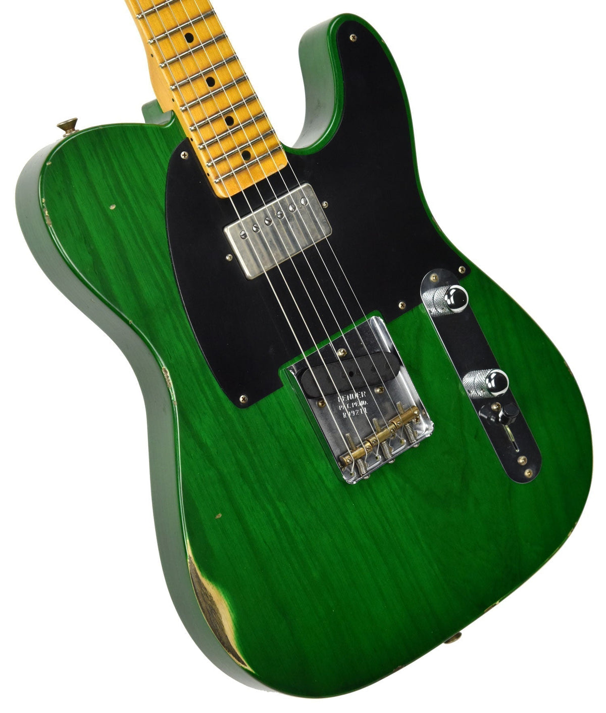 Fender Custom Shop 52 H/S Telecaster Relic Emerald Green Transparent R99211