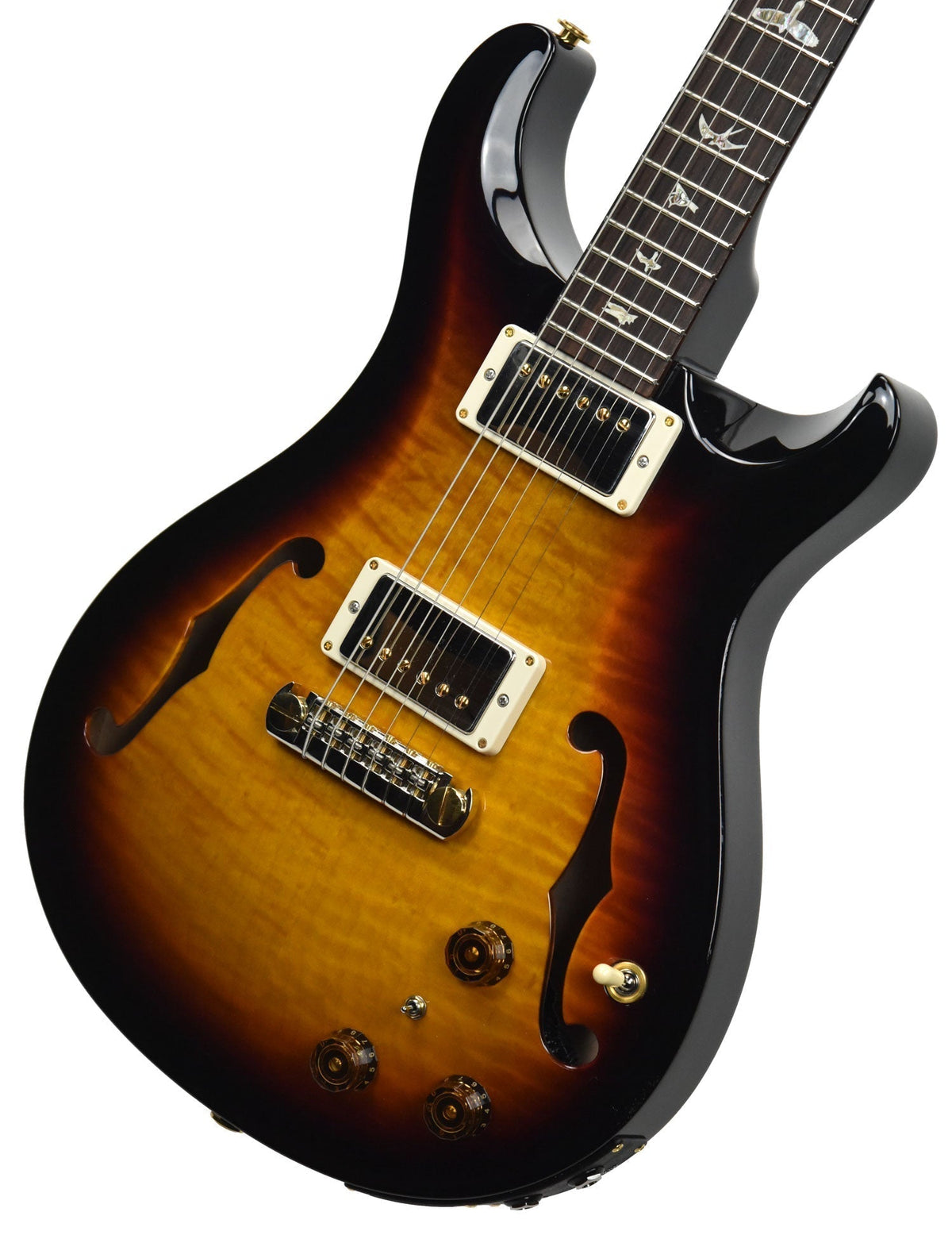 PRS Hollowbody II w/Piezo in Tri Color Sunburst 190264353