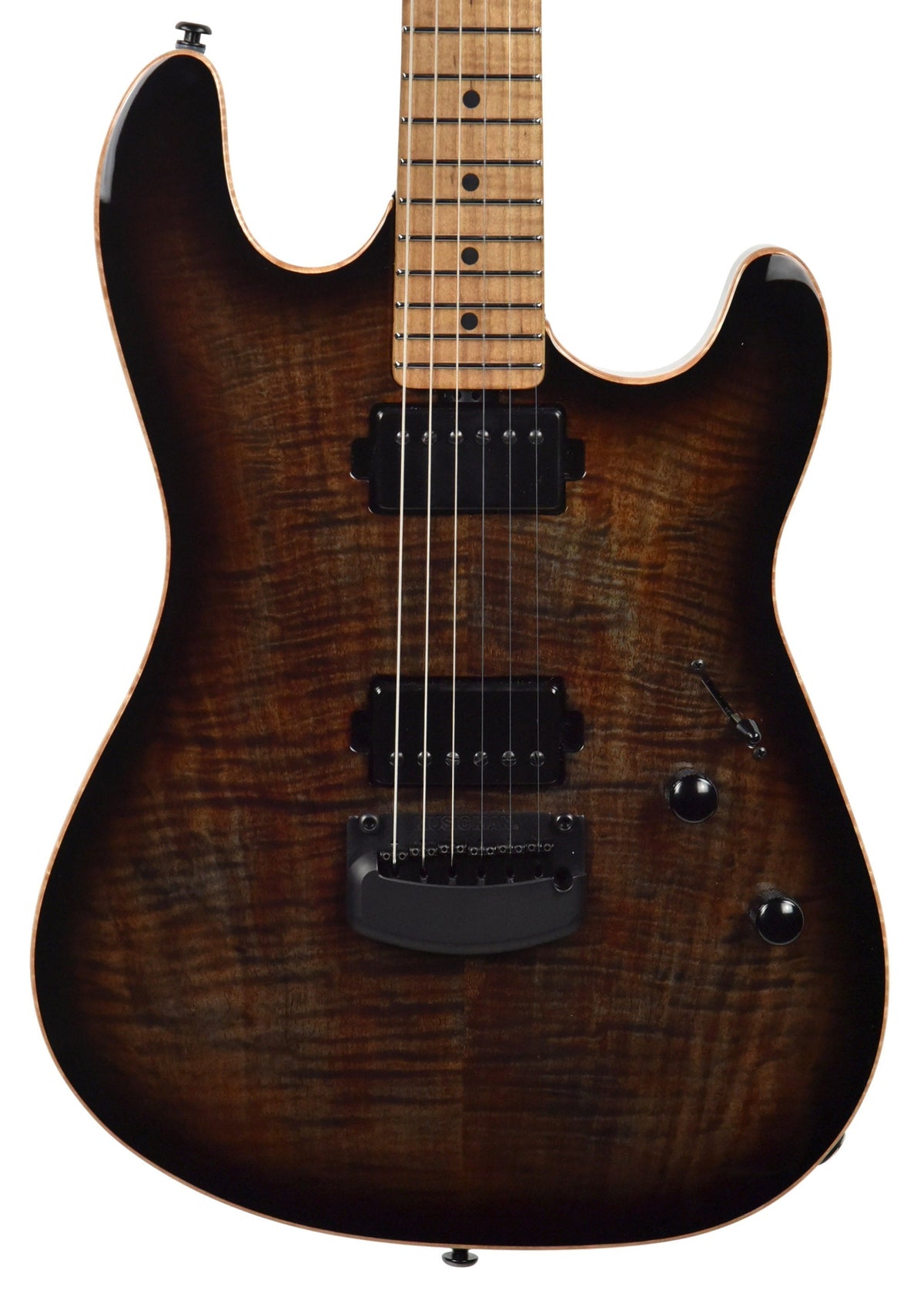 Used Ernie Ball Music Man Sabre in Cobra Burst G90070