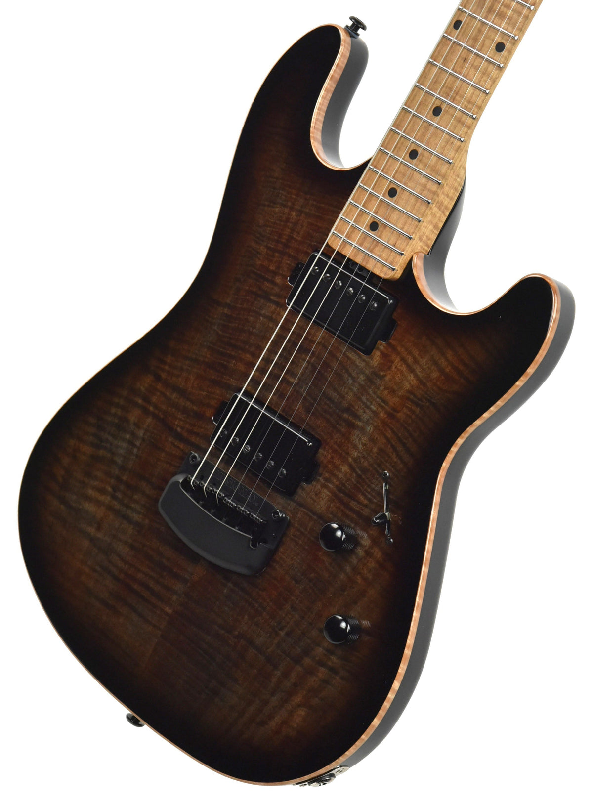 Used Ernie Ball Music Man Sabre in Cobra Burst G90070