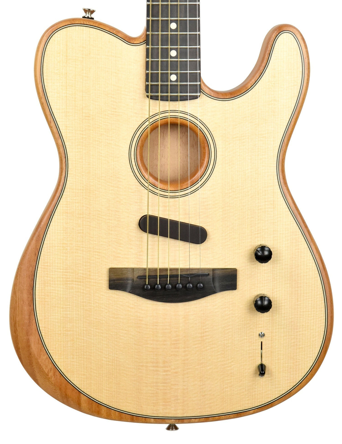 Fender American Acoustasonic Telecaster in Natural US193201