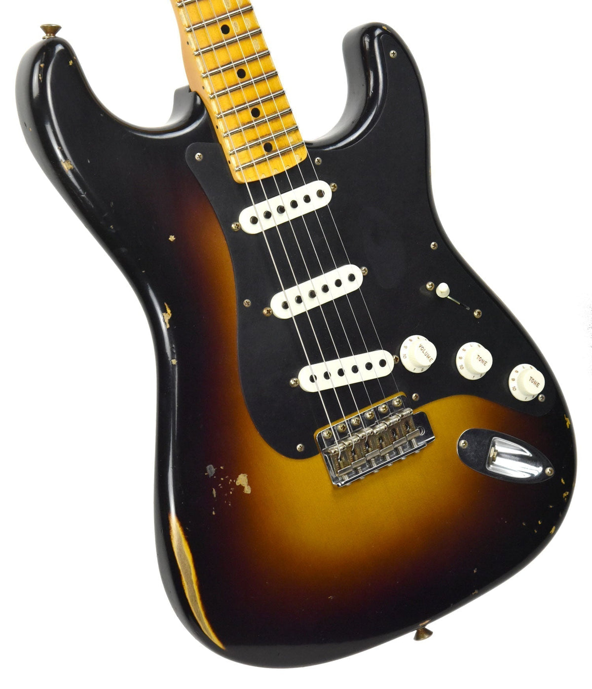 Fender Custom Shop Ancho Poblano Stratocaster Relic 2 Tone Sunburst CZ542941