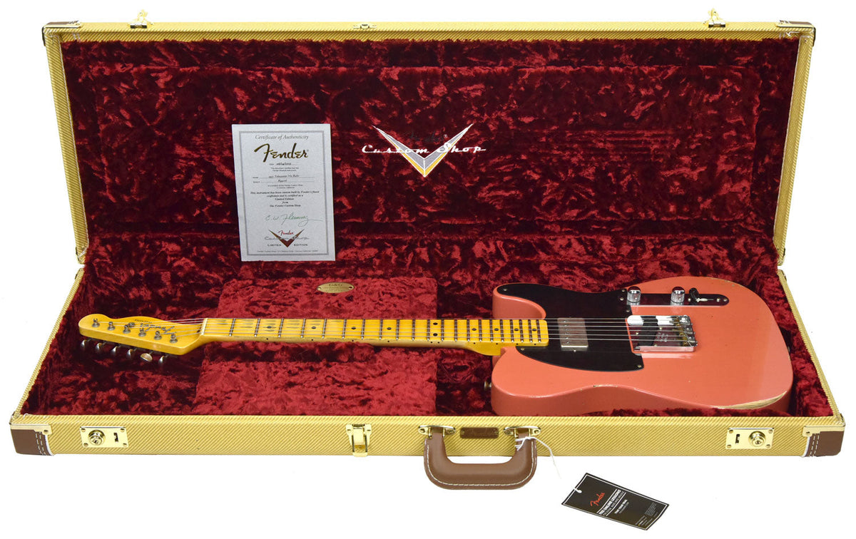 Fender Custom Shop 52 H/S Telecaster Relic in Salmon Pink R99116