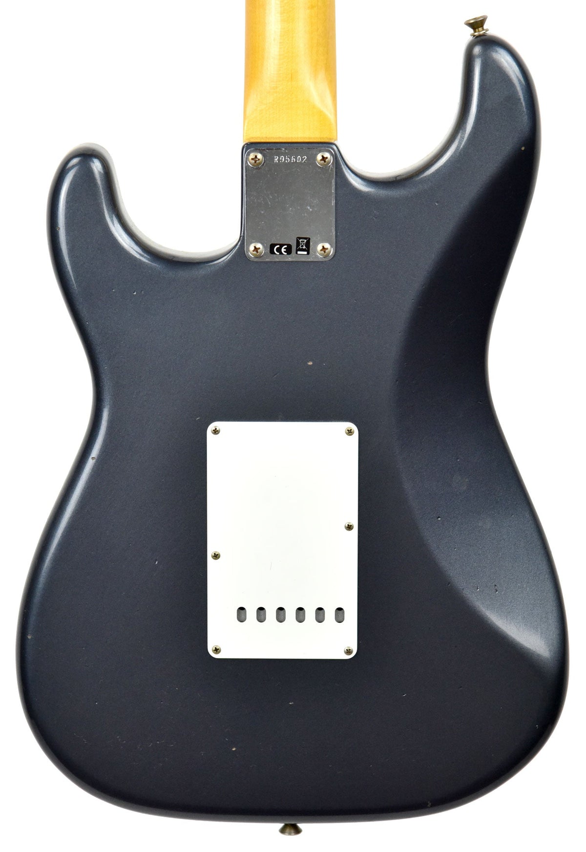 Fender Custom Shop 63 Stratocaster Relic in Charcoal Frost Metallic R95602