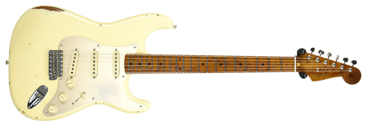 Fender Custom Shop LTD NAMM Roasted 56 Stratocaster Relic in Aged Vintage White CZ541924