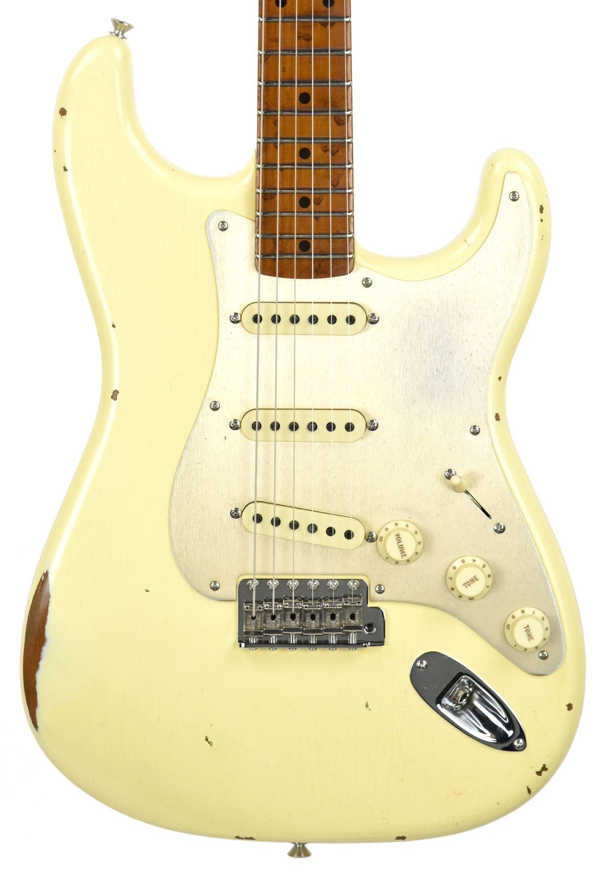 Fender Custom Shop LTD NAMM Roasted 56 Stratocaster Relic in Aged Vintage White CZ541924