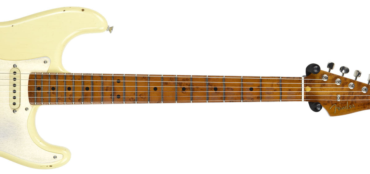 Fender Custom Shop LTD NAMM Roasted 56 Stratocaster Relic in Aged Vintage White CZ541924