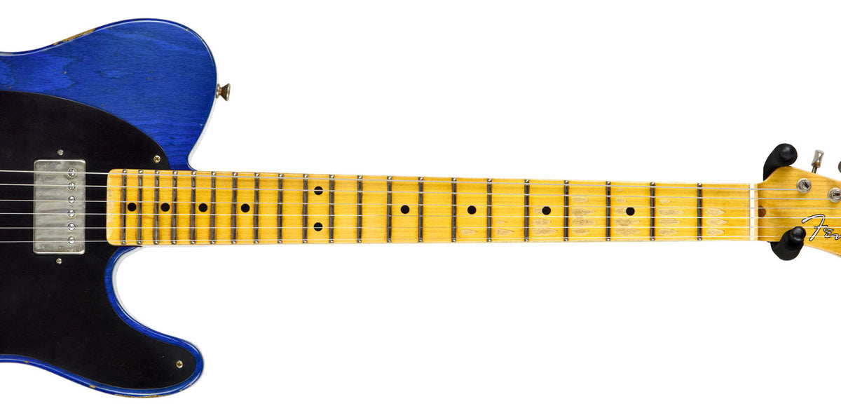 Fender Custom Shop 52 H/S Telecaster Relic in Cobalt Blues Trans R99434