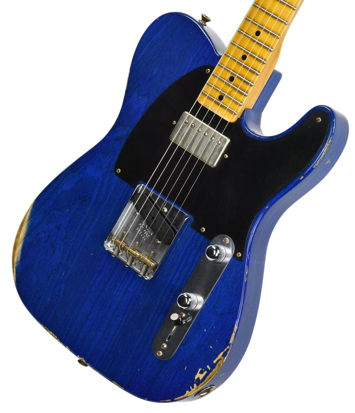 Fender Custom Shop 52 H/S Telecaster Relic in Cobalt Blues Trans R99434