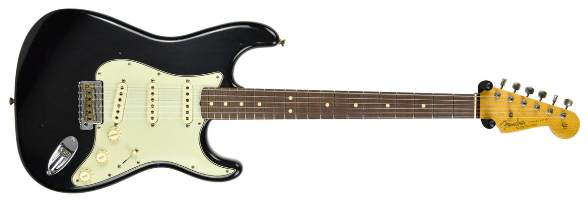 Fender Custom Shop 63 Stratocaster Relic Journeyman in Black R100564