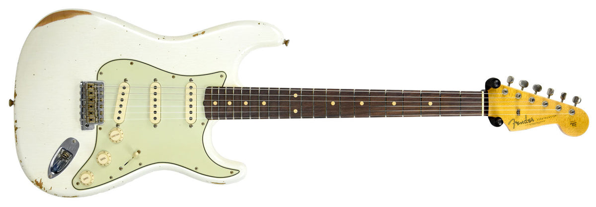 Fender Custom Shop 61 Stratocaster Relic in Olympic White CZ542942