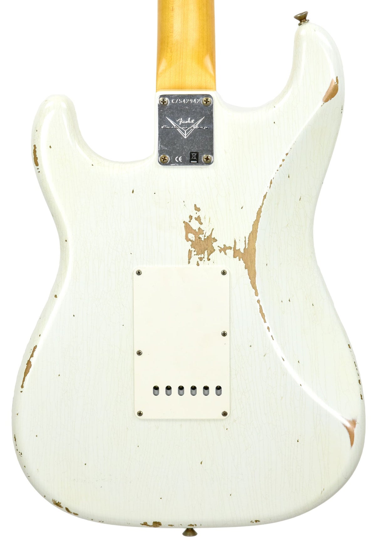 Fender Custom Shop 61 Stratocaster Relic in Olympic White CZ542942