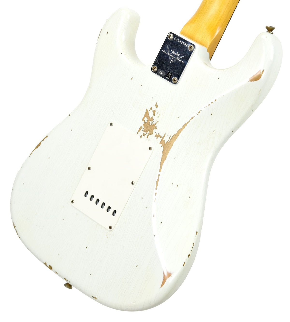 Fender Custom Shop 61 Stratocaster Relic in Olympic White CZ542942