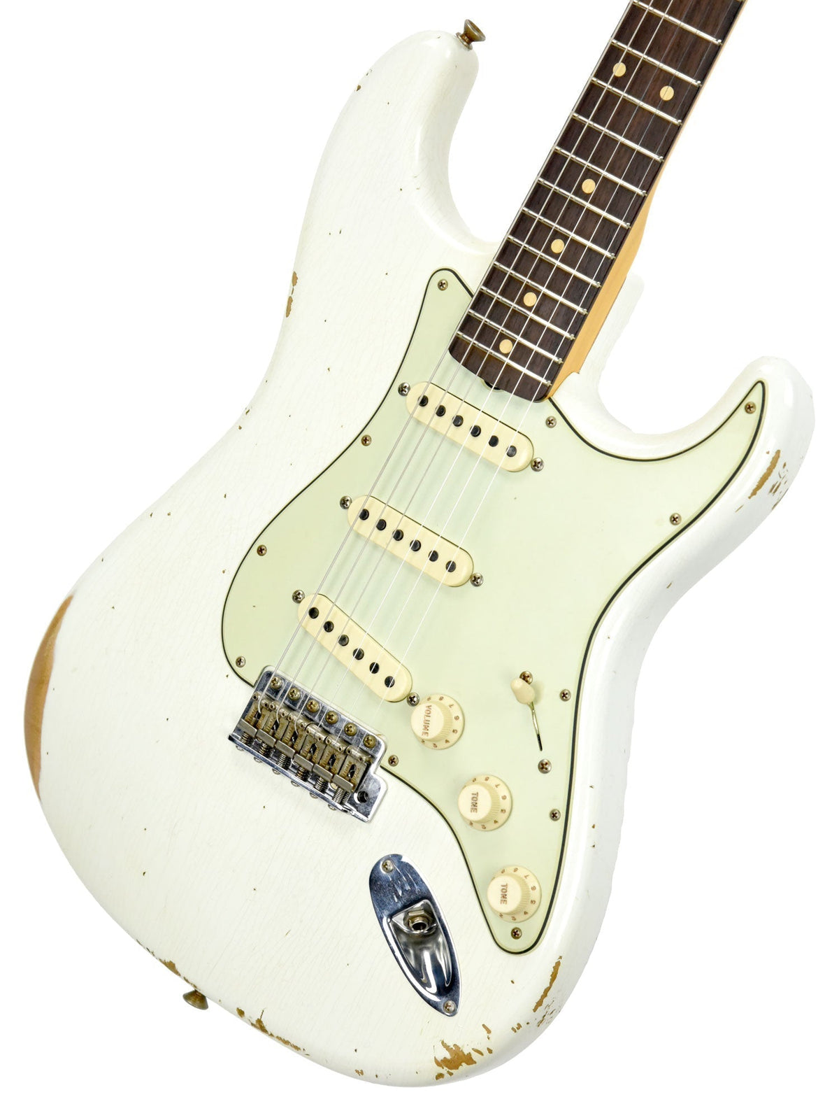 Fender Custom Shop 61 Stratocaster Relic in Olympic White CZ542942