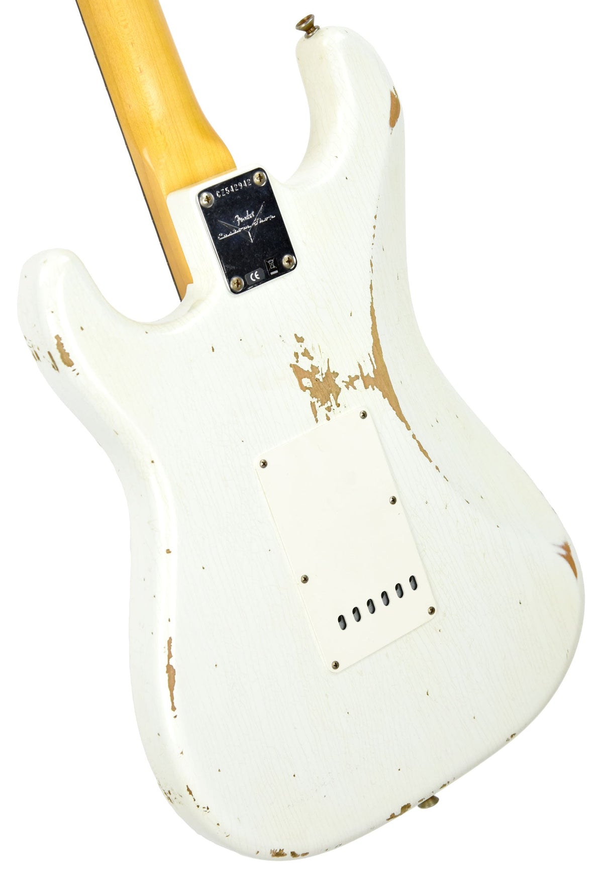 Fender Custom Shop 61 Stratocaster Relic in Olympic White CZ542942