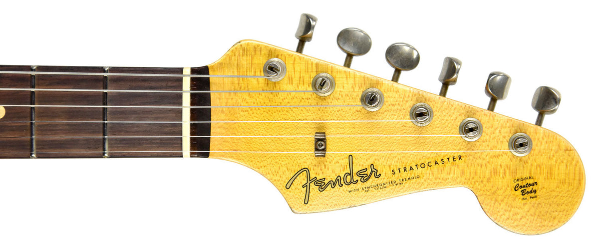 Fender Custom Shop 61 Stratocaster Relic in Olympic White CZ542942