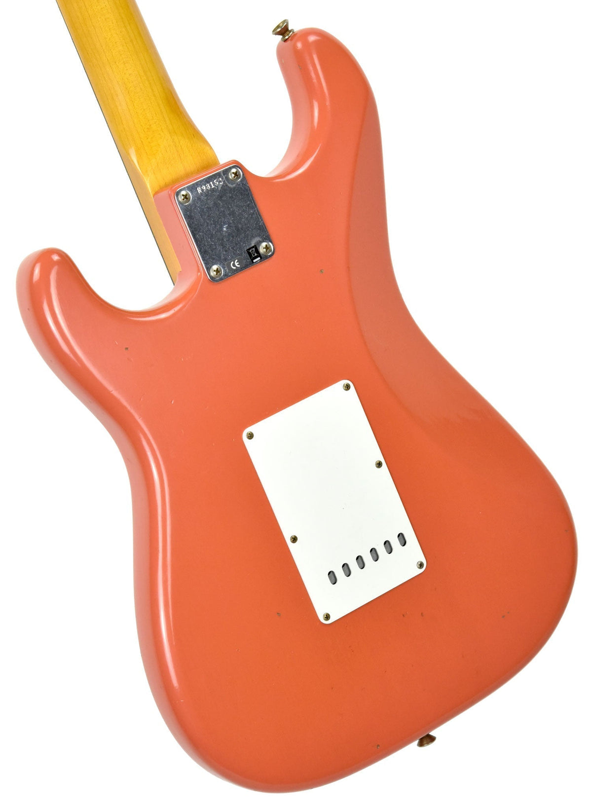 Fender Custom Shop 63 Stratocaster Journeyman Relic Fiesta Red/Salmon Pink R98152