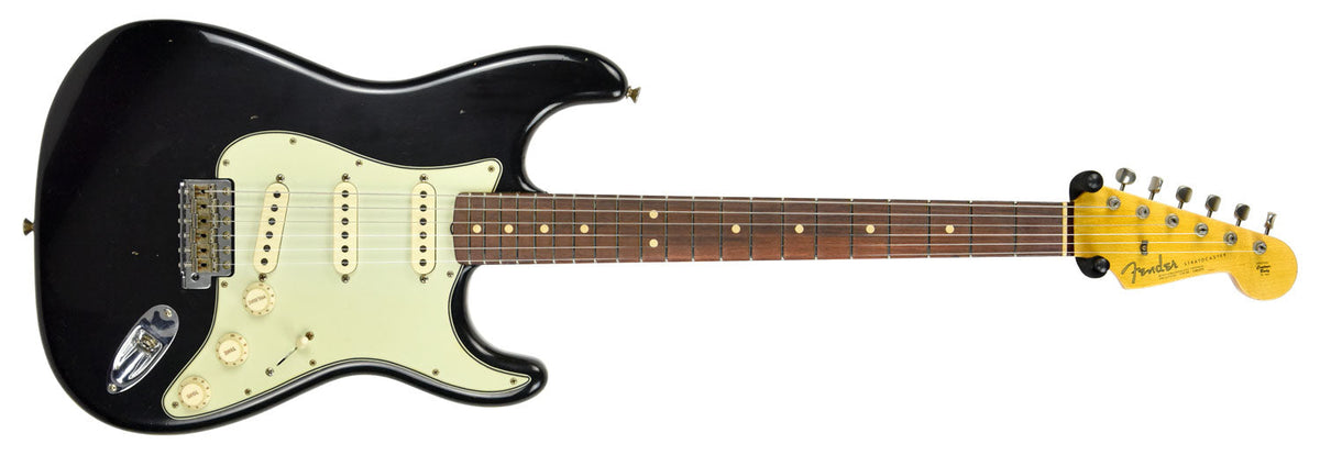Fender Custom Shop 63 Stratocaster Journeyman Relic in Black R100581