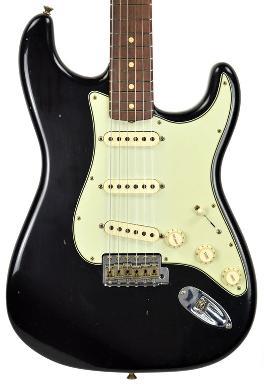 Fender Custom Shop 63 Stratocaster Journeyman Relic in Black R100581
