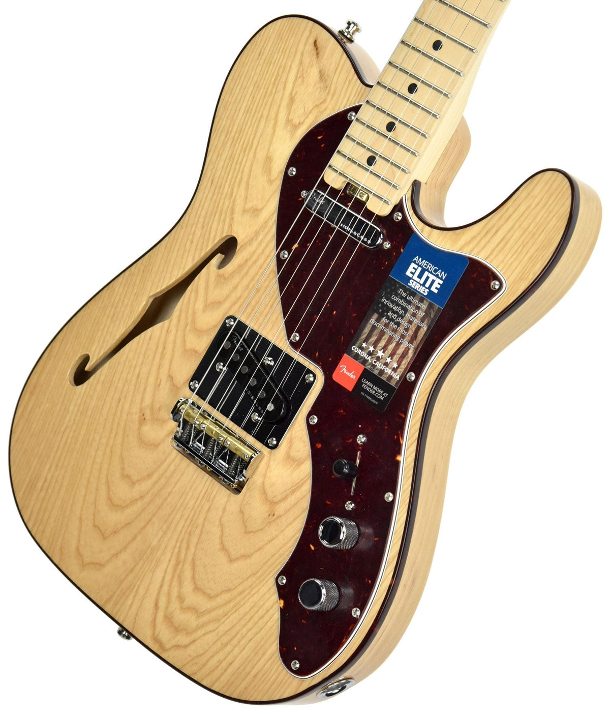 Fender American Elite Thinline Telecaster in Natural US19040486