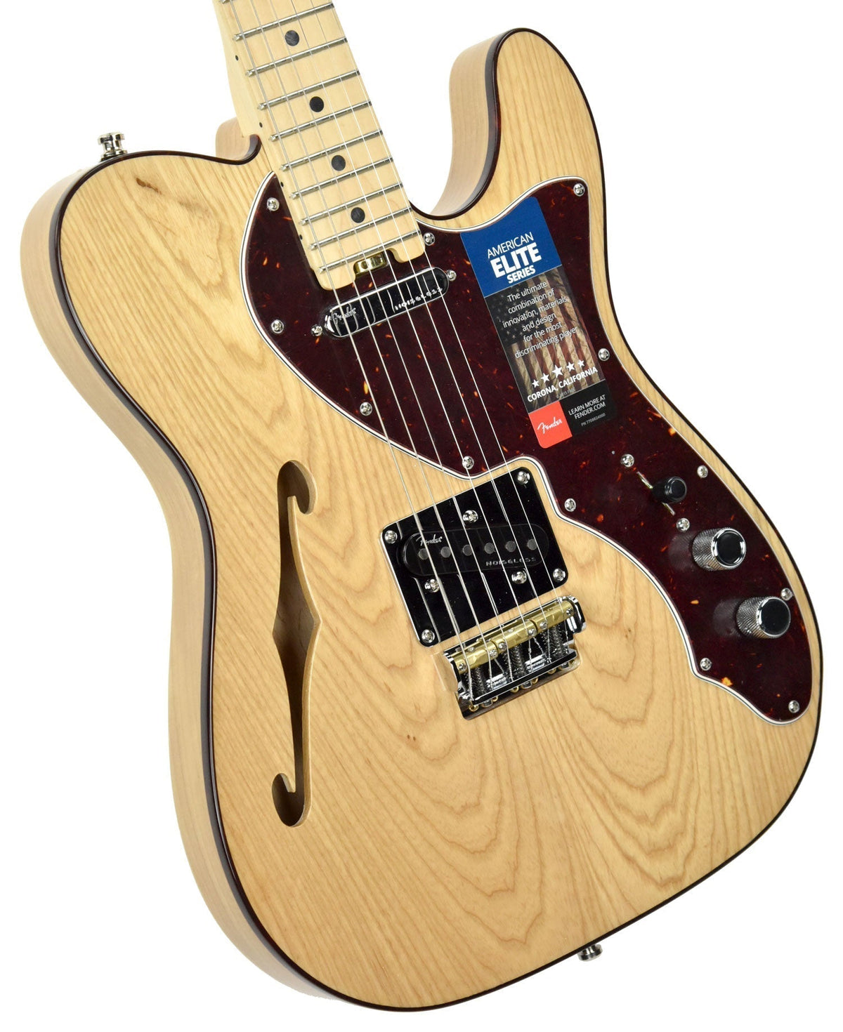 Fender American Elite Thinline Telecaster in Natural US19040486