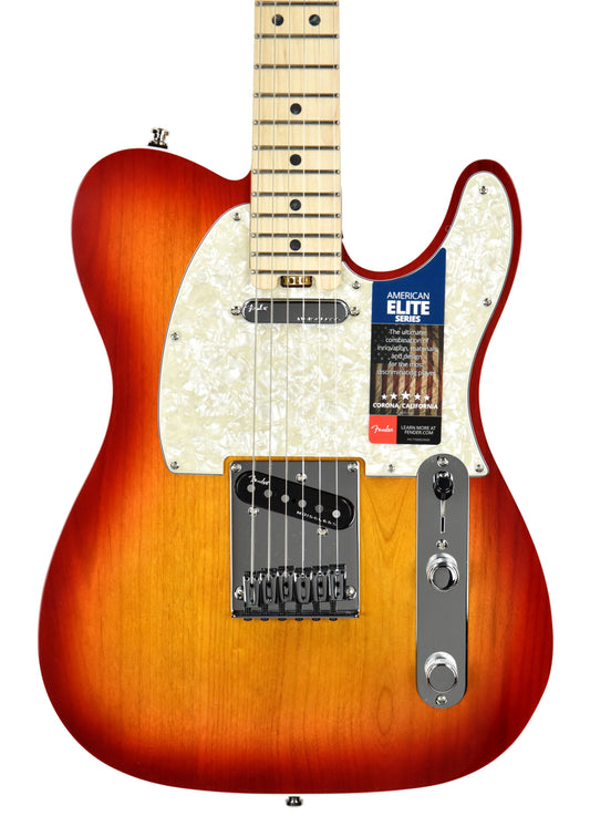 Fender American Elite Telecaster in Aged Cherry Burst US19065478