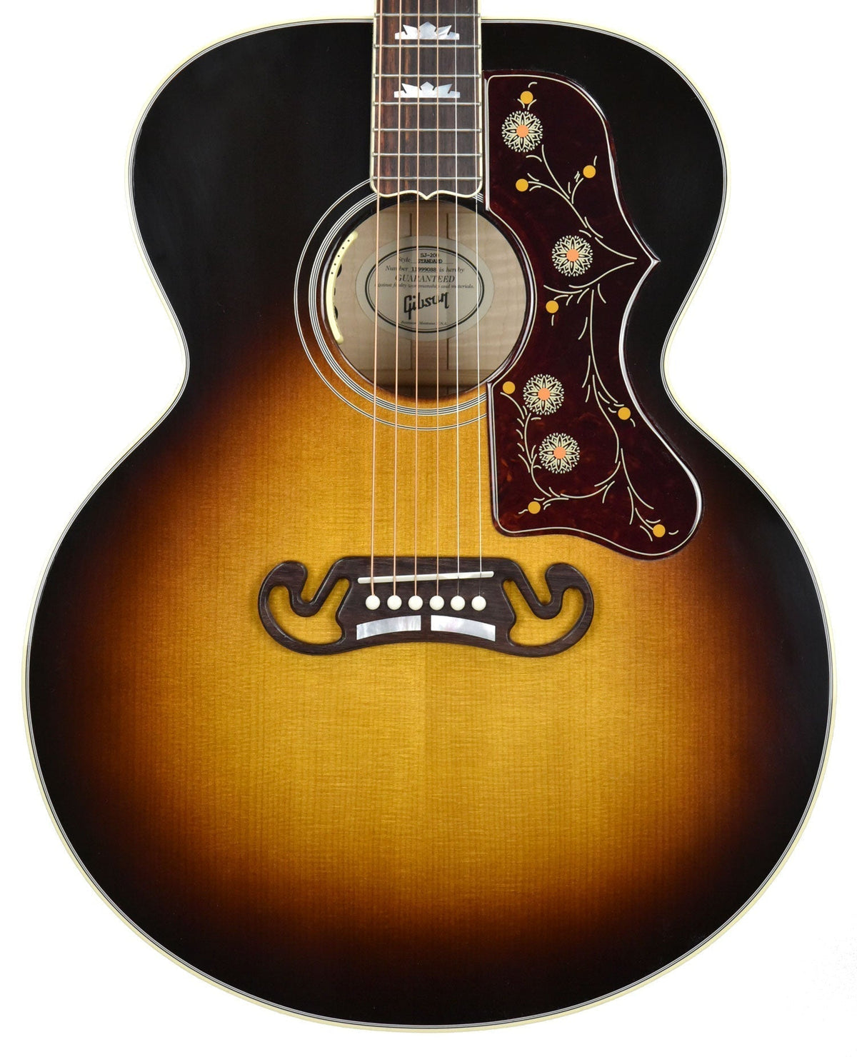 Gibson SJ200 Standard Acoustic Guitar in Vintage Sunburst 11999088