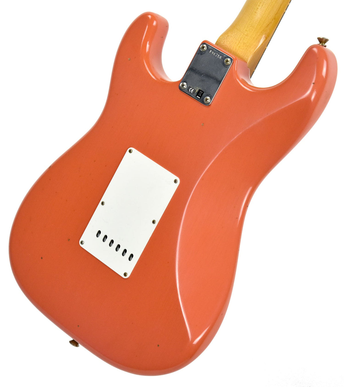 Fender Custom Shop 63 Stratocaster Journeyman Relic in Fiesta Red/Salmon Pink R98758