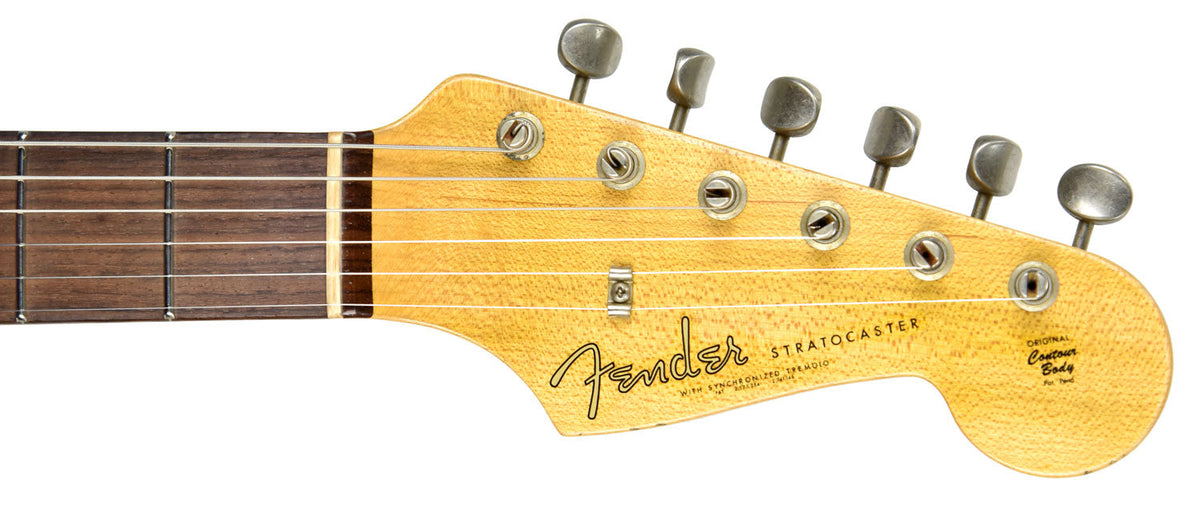 Fender Custom Shop 63 Stratocaster Journeyman Relic in Fiesta Red/Salmon Pink R98758