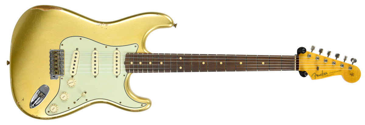 Fender Custom Shop 61 Stratocaster Relic Aztec Gold Metallic CZ542953
