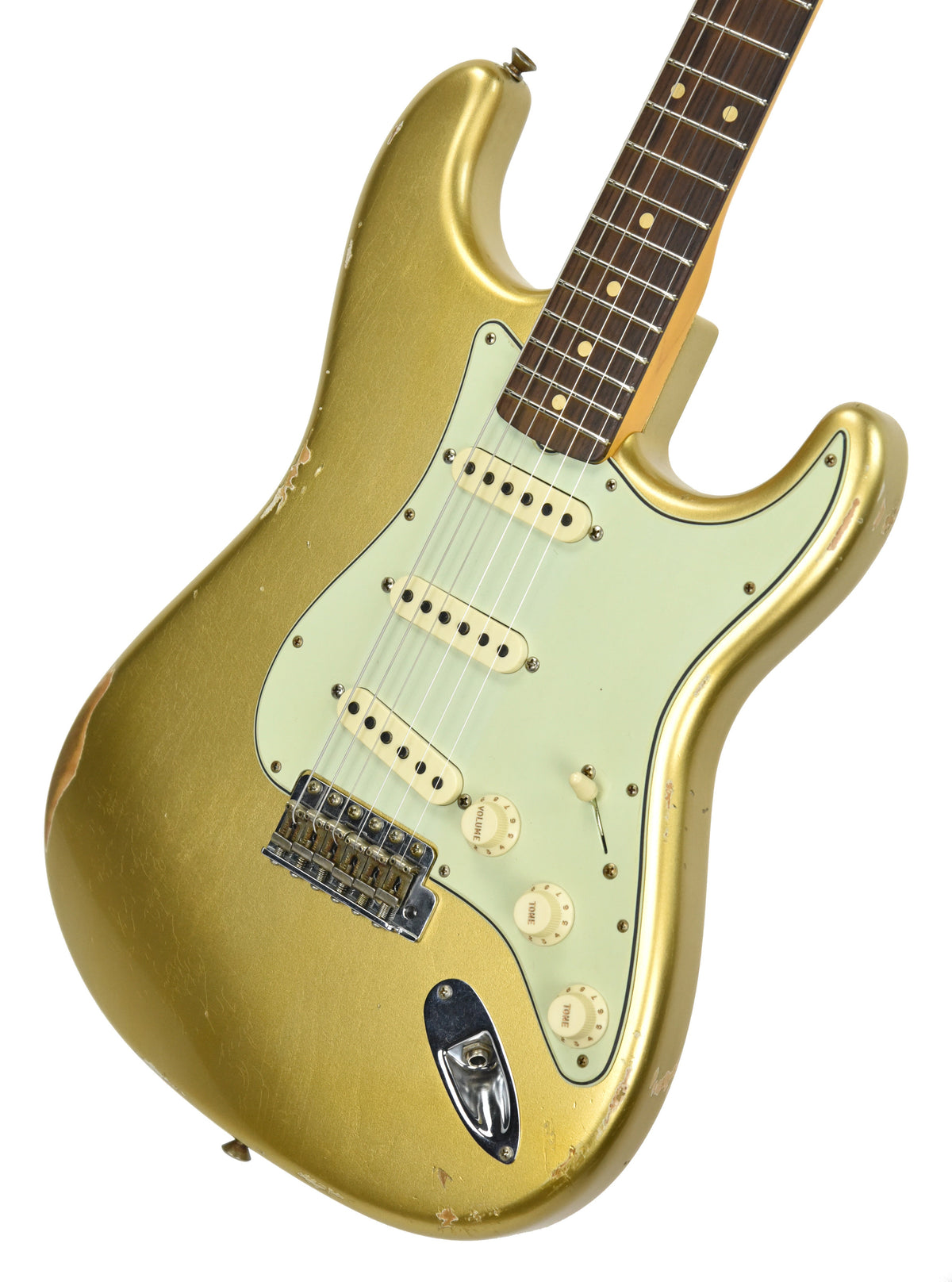 Fender Custom Shop 61 Stratocaster Relic Aztec Gold Metallic CZ542953